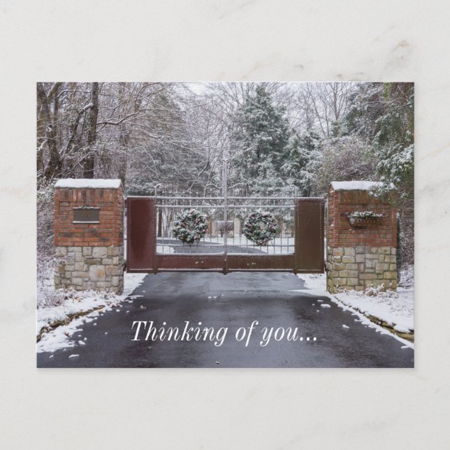 Welcome To Winter Postcard (Front)