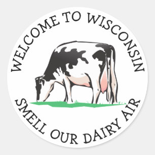 Welcome to Wisconsin Humour Stickers