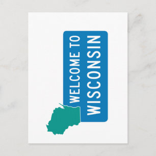 Welcome to Wisconsin - USA Postcard