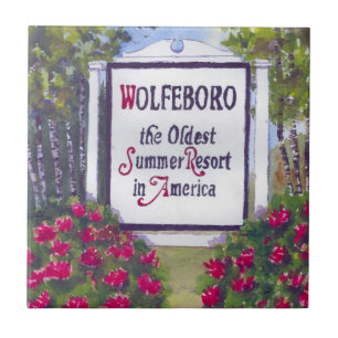Welcome to Wolfeboro NH Sign Tile
