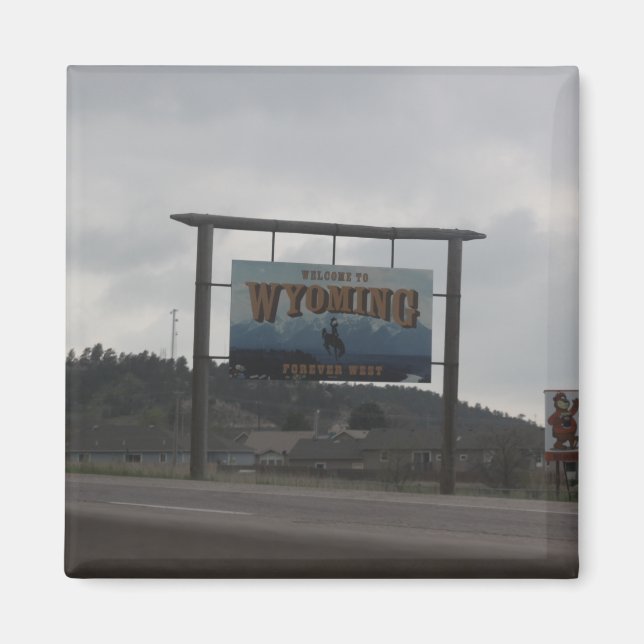 Welcome to Wyoming Magnet (Front)