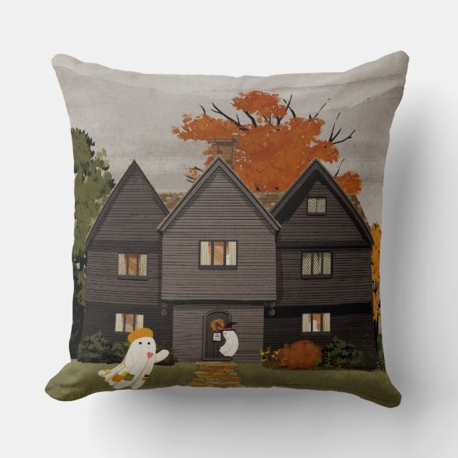 Welcome to your haunted house cushion (Front)