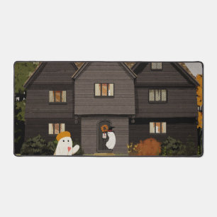 Welcome to your haunted house desk mat