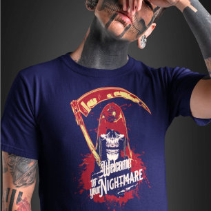 Welcome to your nightmare Horror Skull Halloween T-Shirt
