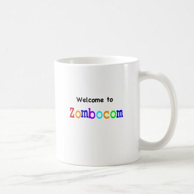 Welcome to Zombocom Coffee Mug (Right)