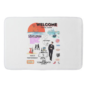 WELCOME TRAVEL AGAIN BATH MAT