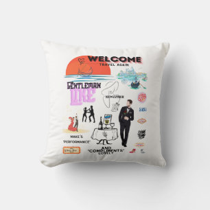 WELCOME TRAVEL AGAIN CUSHION