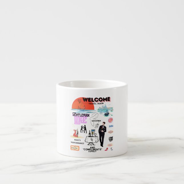 WELCOME TRAVEL AGAIN ESPRESSO CUP (Front)