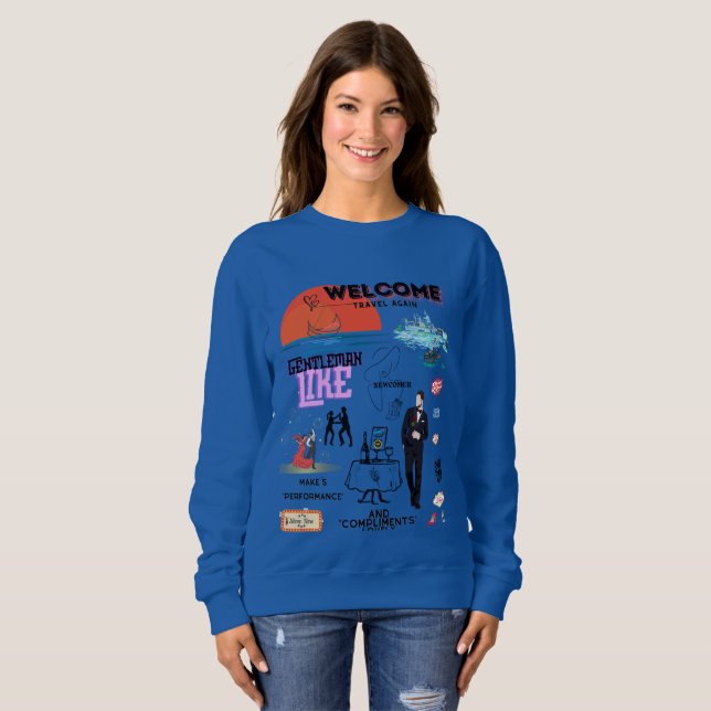 WELCOME TRAVEL AGAIN SWEATSHIRT (Front Full)