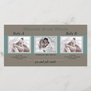 Welcome Twins Announcement