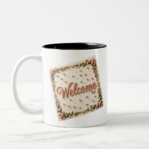 Welcome Two-Tone Coffee Mug