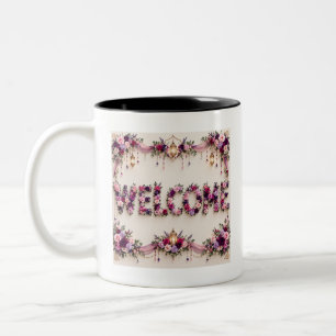Welcome Two-Tone coffee mug