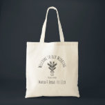Welcome Wedding Bag Botanical Palm Tree<br><div class="desc">Wedding Welcome Bags for your guest</div>