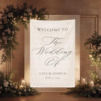 welcome wedding banners