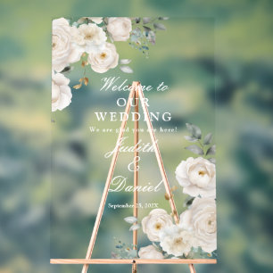 Welcome wedding sign 
