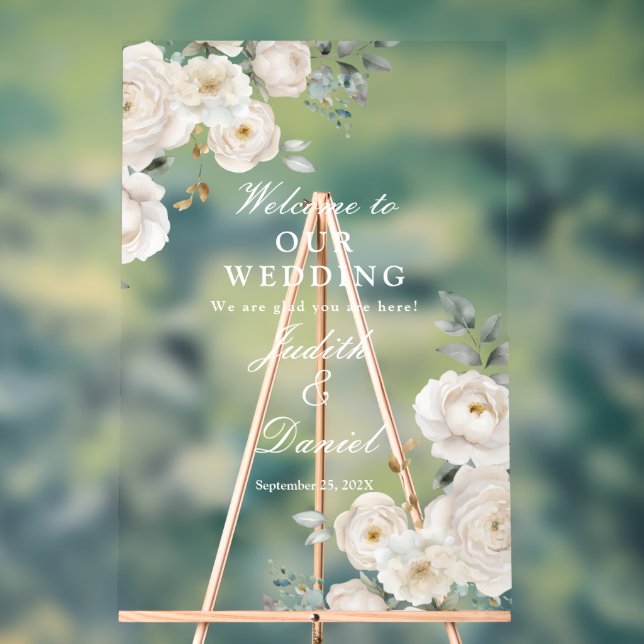 Welcome wedding sign  (Neutral)