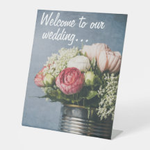 Welcome wedding sign...