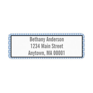 Welcome Wee Baby Return Address Label