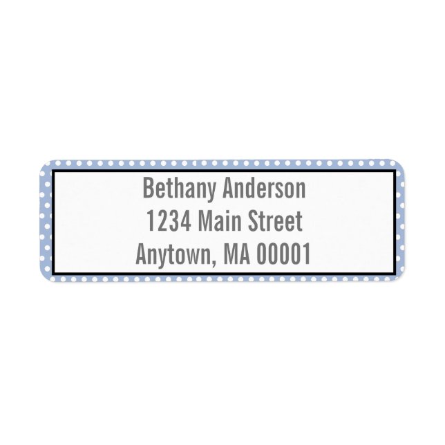 Welcome Wee Baby Return Address Label (Front)