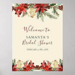 Welcome Winter   Wedding Bridal Shower Poster