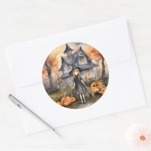 Welcome Witch AI Generated Halloween Sticker