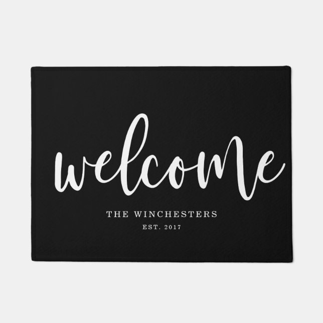 Welcome (With Name) Doormat (Front)