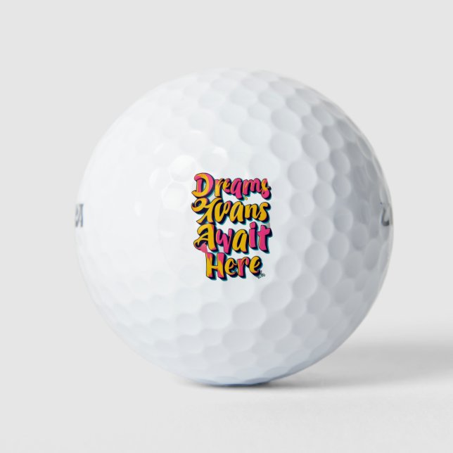 "Welcome Your Dreams" Golf Balls (Front)
