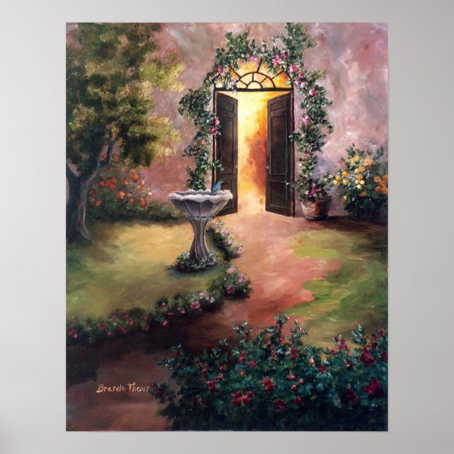 Welcoming Light Poster Print (Front)