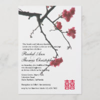 Welcoming Spring Sakura Oriental Zen Xi Wedding