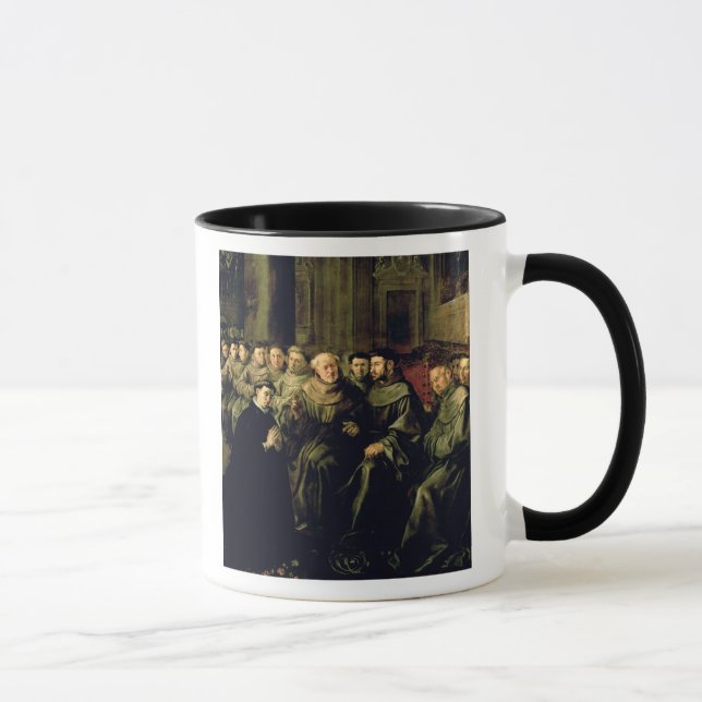 Welcoming St. Bonaventure into the Franciscan Mug (Right)