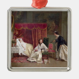 Welcoming the Visitor, 1867 (oil on canvas) Metal Ornament