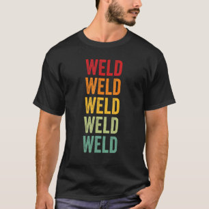Weld County Colorado Rainbow Text Design T-Shirt