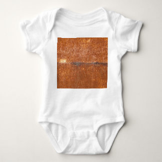 Welded old metal, rust texture. baby bodysuit
