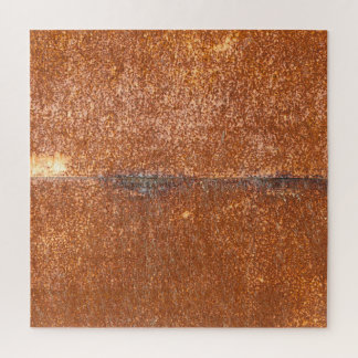 Welded old metal, rust texture. jigsaw puzzle