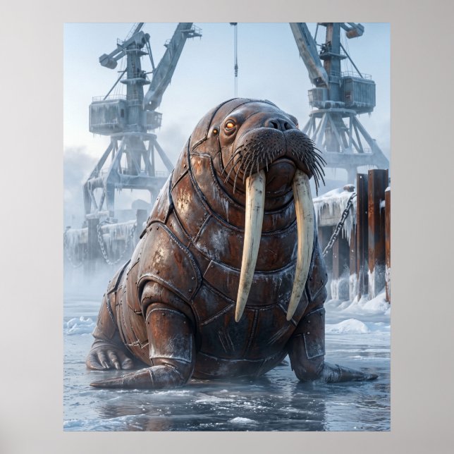 Welded Walrus Harbour Poster (Front)
