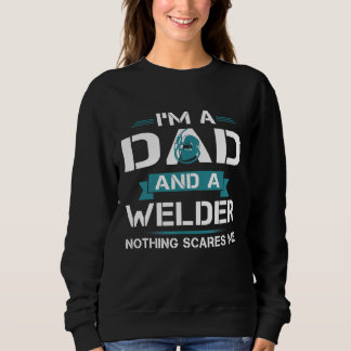 Welder American Flag - USA Patriotic Welder Dad Fa Sweatshirt