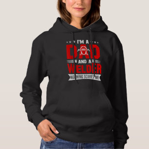Welder American Flag Usa Patriotic Welder Dad Fath Hoodie