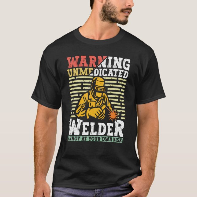 Welder Apparel Welding Blacksmith Metal Worker for T-Shirt (Front)