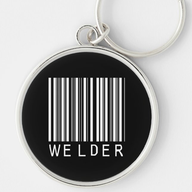 Welder Bar Code Key Ring (Front)