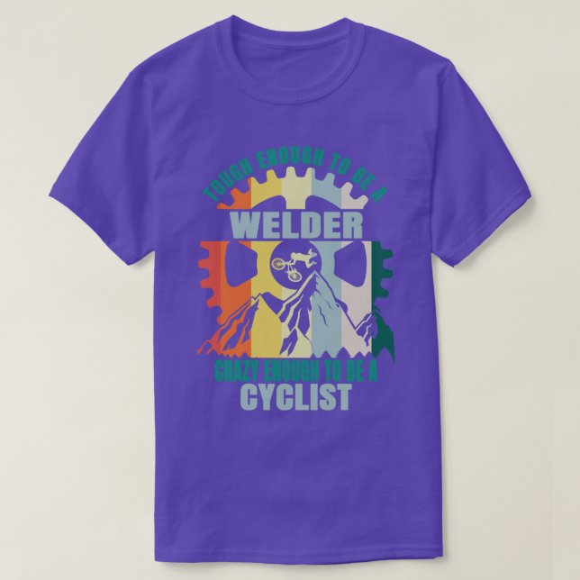 Welder Biker Design T-Shirt (Design Front)