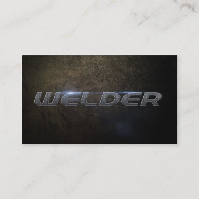 Welder Business card (Front)