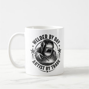 **Welder By Day, Artist By Trade Funny Welding Coffee Mug