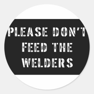 Welder Classic Round Sticker