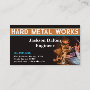 Welder Construction Business Card