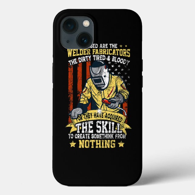 Welder Fabricators Metalworker Welding Machine MIG Case-Mate iPhone Case (Back)