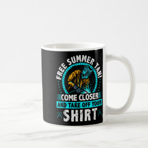 Welder Free Summer Tan Funny Fabrication Welding Coffee Mug