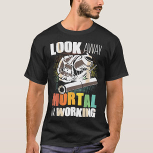 Welder Gifts Funny Welding Image On Back Of Shirt 