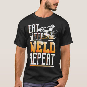 Welder Gifts Funny Welding Image On Back Of Shirt