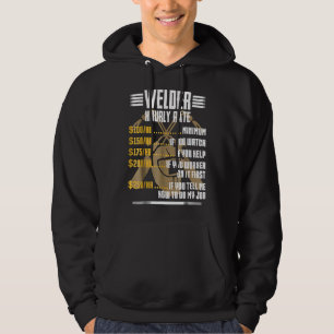 Welder Hourly Rate Shirt Funny Welding Shirt Welde
