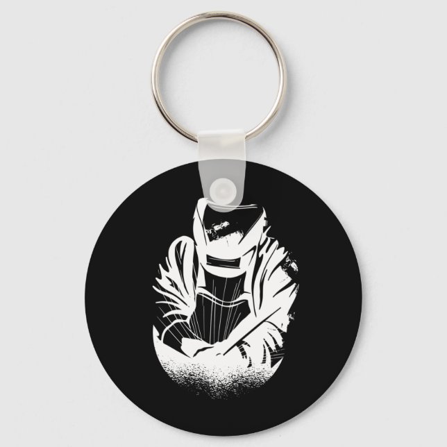 Welder Husband Key Ring (Front)
